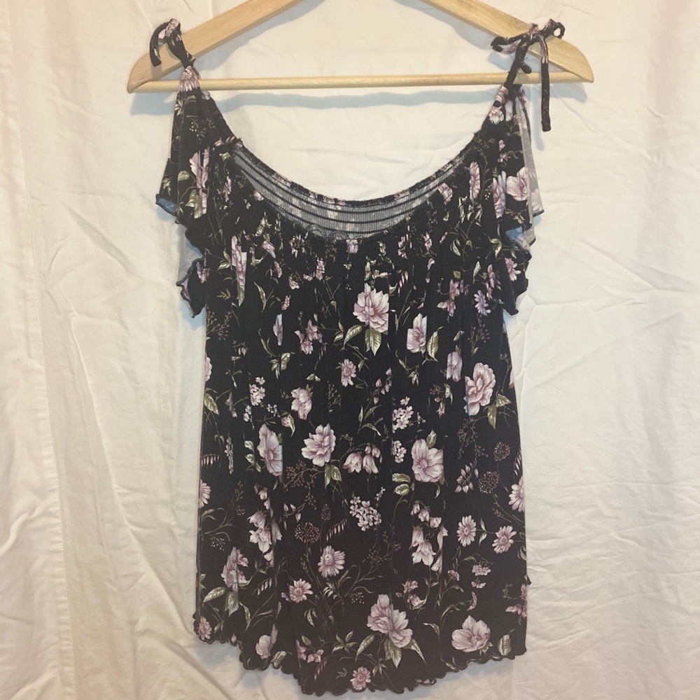 Floral print top